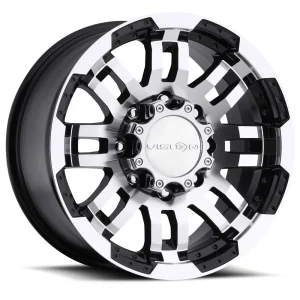 Vision Wheel HD – 375 WARRIOR – Black – 16″x6″ 0mm – Summer Wheels – 375VTH6681GBMF0